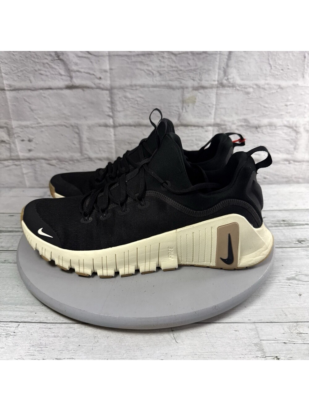 Nike Free Metcon 6 Training Shoes Black Gum Men's Size 10 FJ7127-010